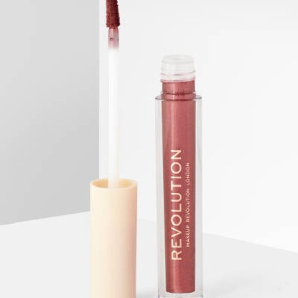 SET of 3: Revolution London Metallic Lip Gloss - Limited Edition Colors - Picture 2 of 4